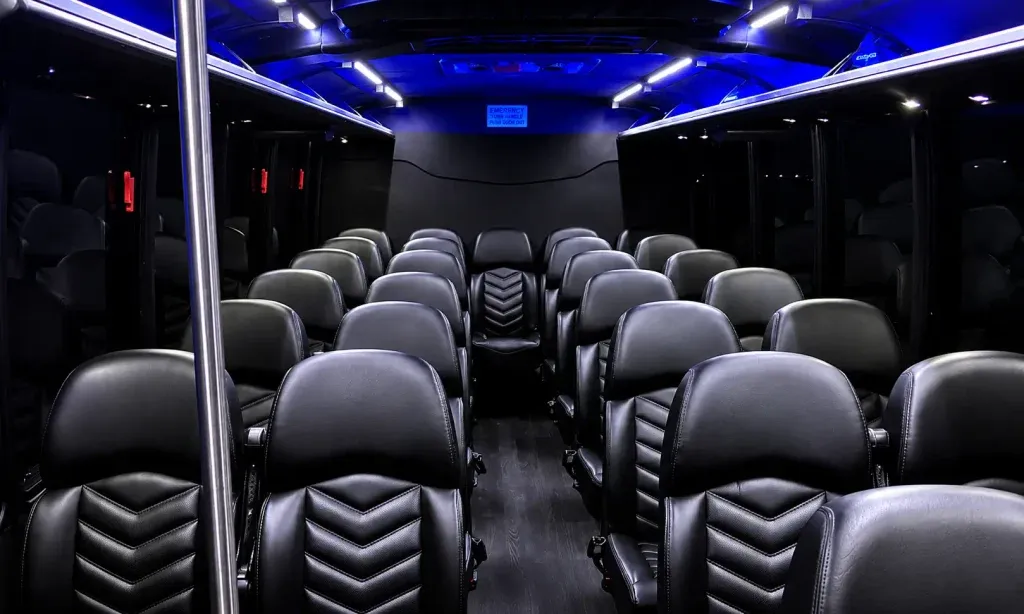 27 Passenger Shuttle Bus (black) – picture 2