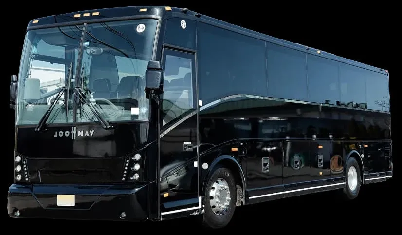 40 Passenger Motor Coach with Bathroom for charter bus rental