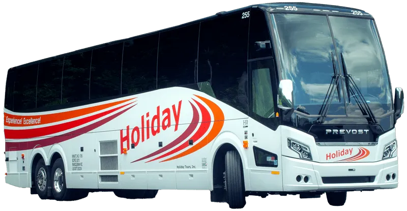 50-56 Passenger Deluxe Prevost Motorcoach for charter bus rental 50-56 Passenger Deluxe Prevost Motorcoach for charter bus rental