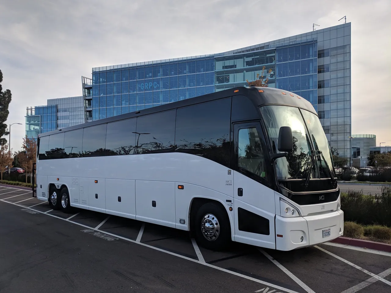 56-Passenger MCI American Coach for charter bus rental