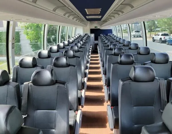 56 Passenger Motor Coach for charter bus rental