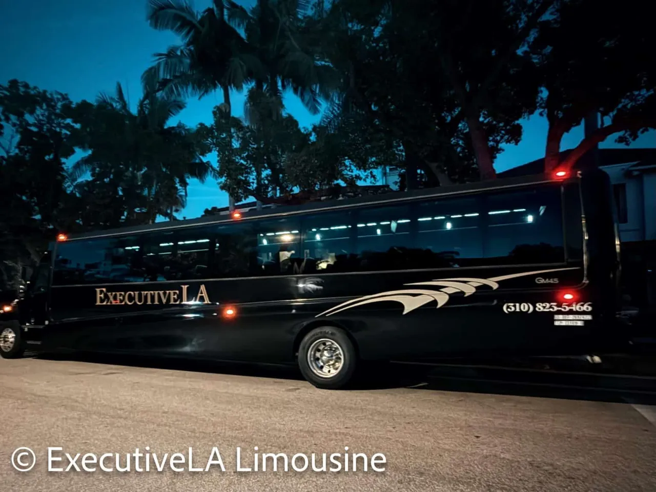 Baxter Executive Luxury Coach for charter bus rental