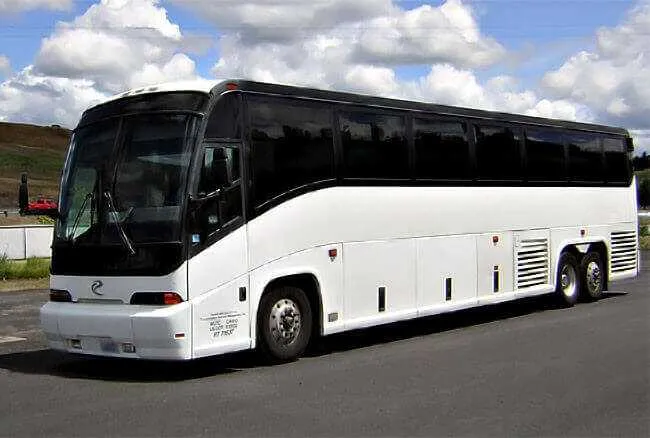 White Charter bus from 20 pax to 50 pax for charter bus rental White Charter bus from 20 pax to 50 pax for charter bus rental