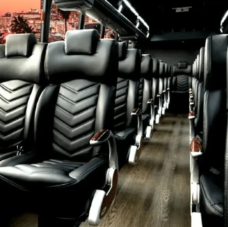 Black Executive Charter Bus, photo 2 for charter bus rental