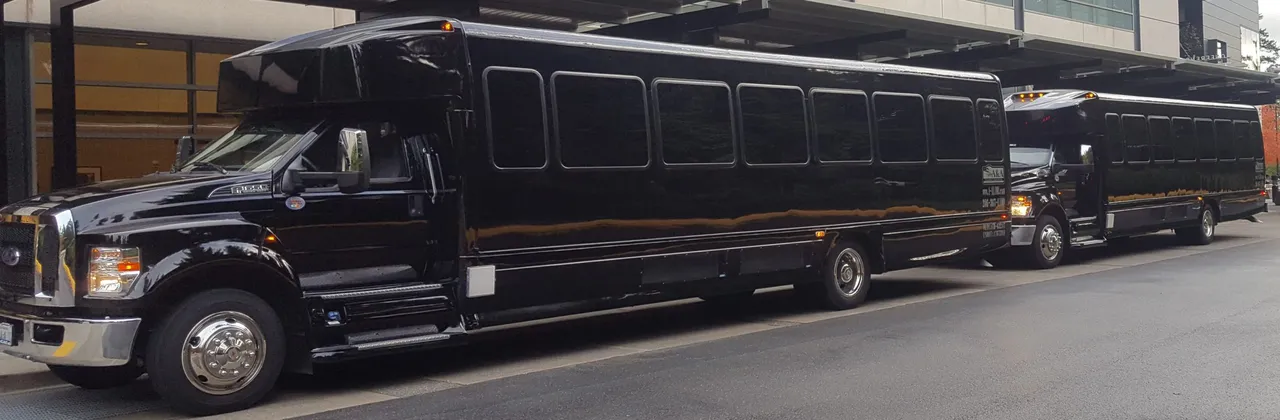 Black Ford F650 Executive VIP Shuttle Bus (44 Passenger), photo 4 for charter bus rental in Hornbrook, CA