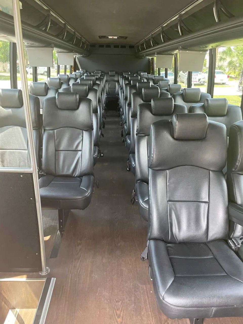 Black Freightliner Luxury Coach, photo 2 for charter bus rental in Parker Dam, CA