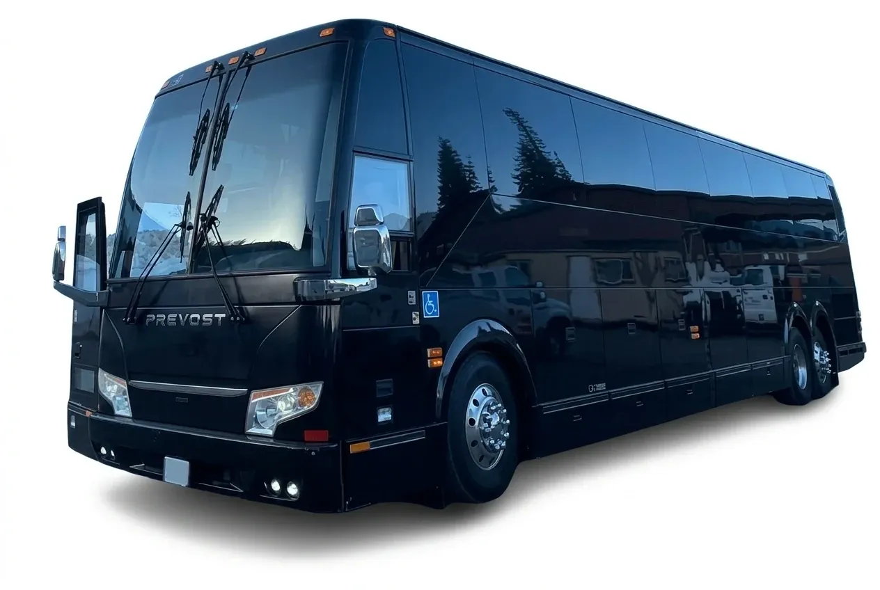 Prevost Motorcoach (black) – yours to rent
