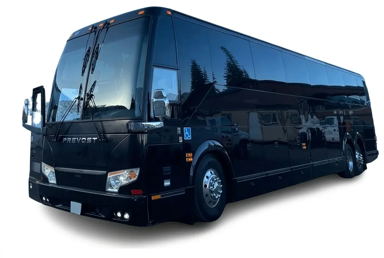 Prevost Motorcoach (black) – yours to rent