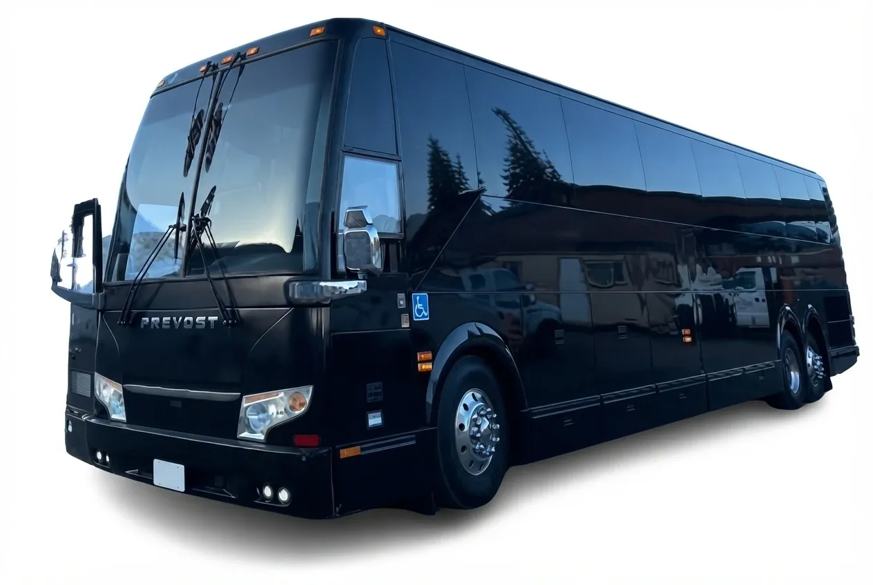 Prevost Motorcoach (black) – yours to rent
