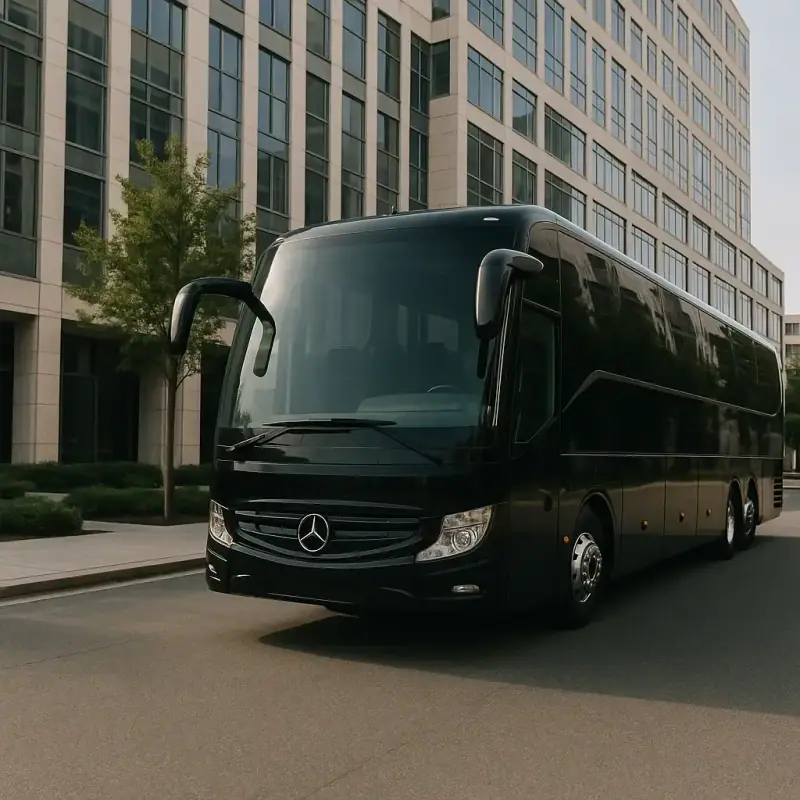 Luxury coach for charter bus rental in Encinitas, CA